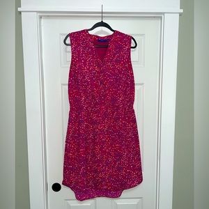 Beautiful pink cinch waist dress